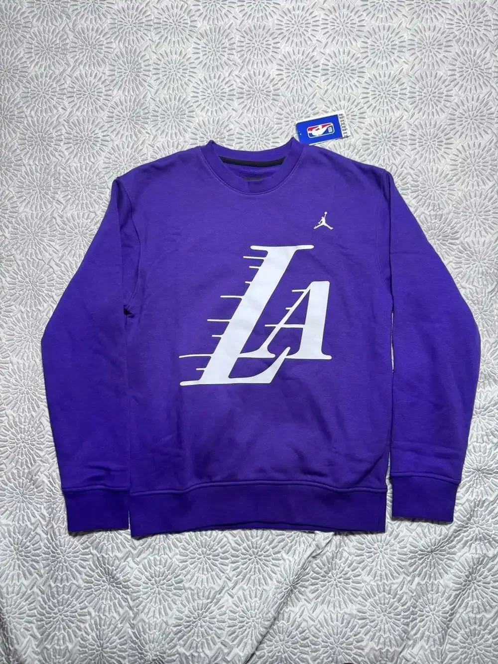 Jordan NBA Los Angeles Lakers Essentials Men's Fleece Sweater Mens S HM7588-504